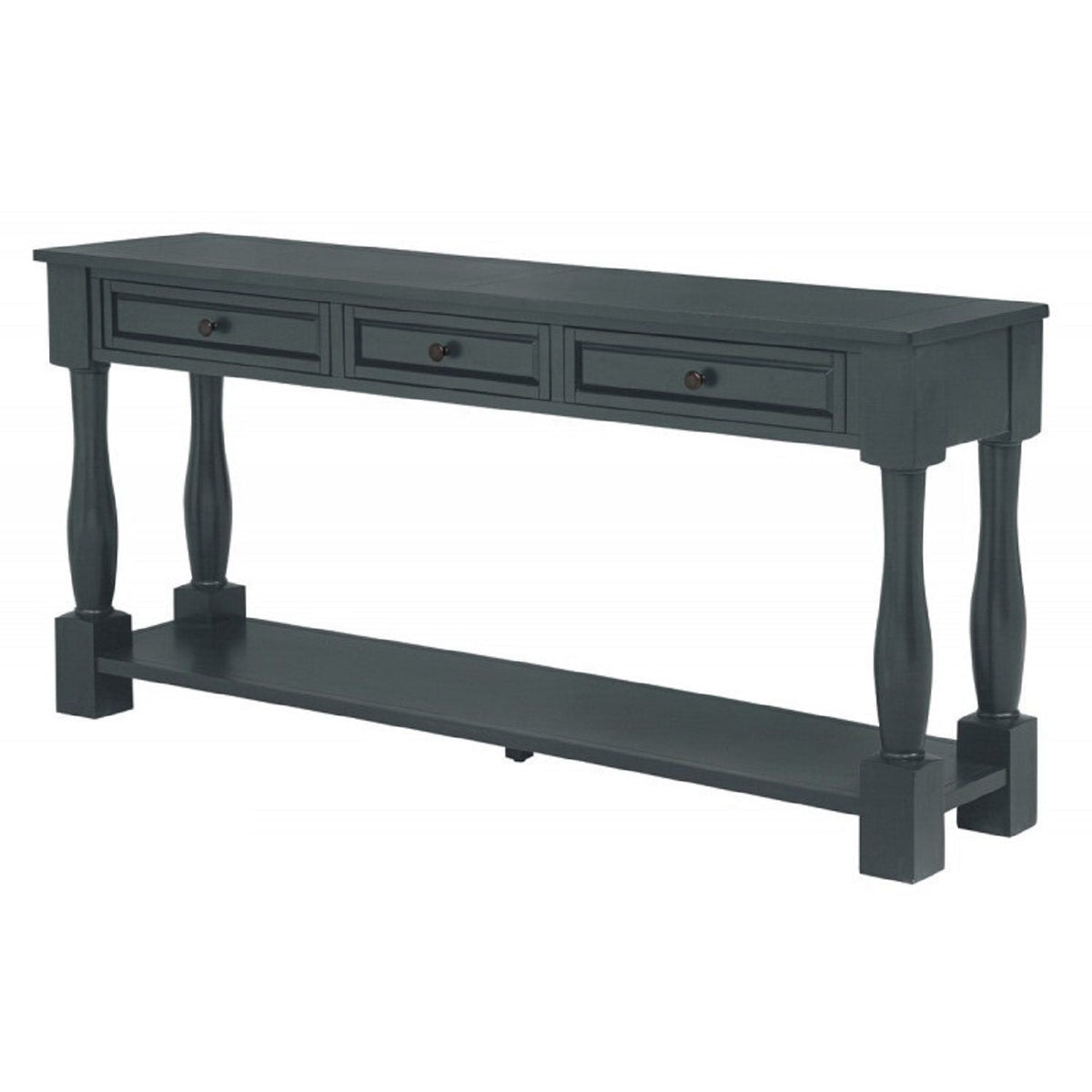 Long Console Table With Drawers And Shelf, photo 8 of 10