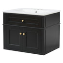 24" Wall Mounted Modern Bathroom Vanity