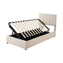 Upholstered Platform Bed With A Hydraulic Storage System by HouseOfZazla