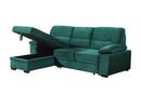 Kipling - Reversible Sleeper Sectional Sofa Chaise by HouseOfZazla