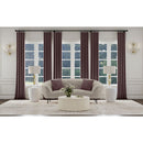 Saanich - Upholstered Curved With Plump Accent Pillows - Beige