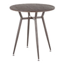 Clara - Industrial Round Dinette Table by HouseOfZazla