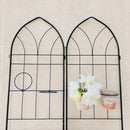Metal Garden Trellis Rustproof Trellis For Climbing Plant, Outdoor Flower Support by HouseOfZazla