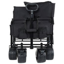 3-in-1 Convertible Folding Wagon Cart with Bench Seat & Storage