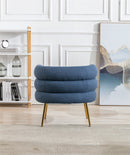 Accent Chair, leisure sofa with Golden feet