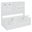 Daybed With All-In-One Cabinet And Shelf by Unique Piece Furniture