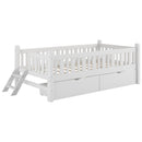 Platform Bed With Guardrail And 2 Drawers by HouseOfZazla