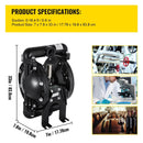 Air-Operated Double Diaphragm Pump 1 Inch Inlet/Outlet Aluminum by HouseOfZazla