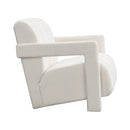 Modern Minimalist Leisure Armchair With L Shaped Armrests by HouseOfZazla