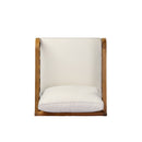 Acacia Wood Patio Furniture Club Chair by HouseOfZazla