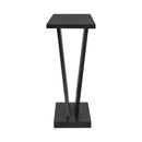 Console Table With V Shape Base, Sculptural Entryway Accent