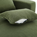 360° Swivel Accent Barrel Chair With Dual Layer Cushion And 3 Removable Pillows
