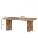Dining Table For 4 - 6 People, Kitchen Table With Thick Top