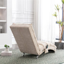 Massage Chaise Lounge Indoor With Remote Control, Ergonomic Electric Massage Lounger