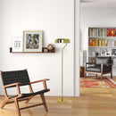 Spectra - Tall Corner Floor Lamp For Living Room - Gold by HouseOfZazla