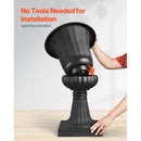 Plastic Urn Planters, 15.8 x 26.4 Inch, 2 Pack