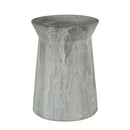 Round Outdoor End Table - Marble by HouseOfZazla