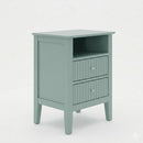 Fluted Nightstand With 2 Drawers by HouseOfZazla