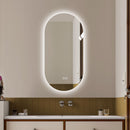 Smart Wall Mounted LED Touch Screen Mirror With Anti-Fog Function And Adjustable Lighting by HouseOfZazla