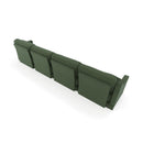 Elegant Sofa With Ergonomic Design And Lumbar Pillows by HouseOfZazla