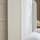 Harper - Tall Headboard Upholstered Bed / High Headboard / Elegant Simplicity / No Box Spring Needed by Unique Piece Furniture