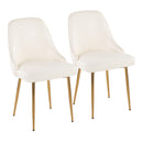 Marcel - Contemporary / Glam Dining Chair (Set of 2) by HouseOfZazla