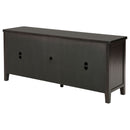 Sutter - 2 Door TV Stand With Mission Design - Dark Brown by HouseOfZazla