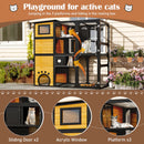 GO Large Cat Catio 4 Tiers Cat Enclosure for Outdoor Cats