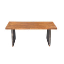 Outdoor Acacia Wood Dining Table with Teak Finish by HouseOfZazla