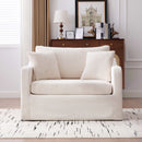 Farmhouse Accent Chair With 2 Bolster Pillows by HouseOfZazla