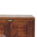 Solid Wood Quad Nightstand, 2-Drawers