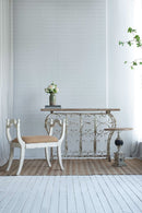 Harlow - Bench, Farmhouse / French Country Style Vanity Chair - Beige / White by HouseOfZazla