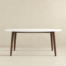 Ada Mid Century Modern Style Solid Wood Dining Table