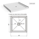 Shower Base With Centered Drain by HouseOfZazla