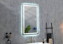 36x24 LED Lighted Bathroom Wall Mounted Mirror with High Lumen+Anti-Fog Separately Control+Dimmer Function