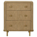 Arini 4-piece Eastern King Bedroom Set Cream and Sand Wash