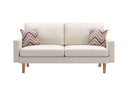 Bahamas - Minimalistic Sofa With 2 Throw Pillows