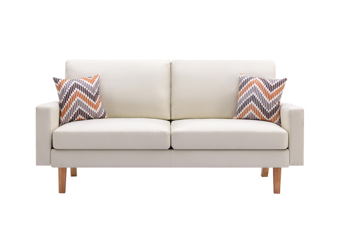 Bahamas - Minimalistic Sofa With 2 Throw Pillows, photo 9 of 15