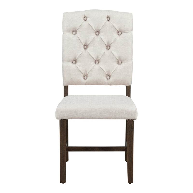 5-Piece Retro Functional Dining Set, Round Table with a 16"W Leaf and 4 Upholstered Chairs for Dining Room and Living Room (Walnut)