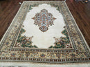 6' X 9' Vintage Handmade India Open Field Tribal Wool Rug Carpet Medallion Nice