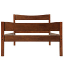 Twin Size Platform Bed With Headboard And Wooden Slat Support by HouseOfZazla