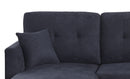 Sectional Sofa Bed - Dark Blue by Unique Piece Furniture