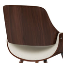 Malden - Bentwood Upholstered Dining Chair With Wood Back by Unique Piece Furniture
