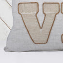 Love Pumpkin Embroidered Throw Pillow – Rustic
