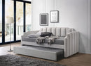 Peridot Twin Daybed With Trundle - Dove Gray by HouseOfZazla