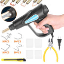 70W Plastic Welder Car Bumper Repair Kit Hot Stapler Welding Gun Plastic Repair Machine Soldering Tool with 200 Staples Pliers Cutter
