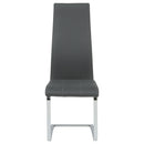 Montclair Upholstered Dining Side Chair Grey (Set of 4)