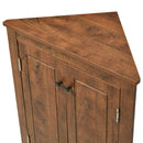 Triangle Bathroom Storage Cabinet With Adjustable Shelves, Freestanding Floor Cabinet For Home Kitchen by HouseOfZazla