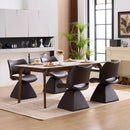 Modern Swivel Dining Chair With High Back by Unique Piece Furniture