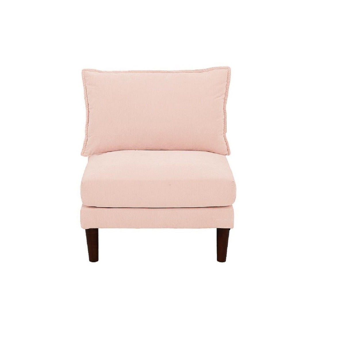Modular L-Sectional Set With Ottomans - Pink, photo 6 of 11